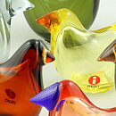 Oiva Toikka (2020) Six Stylistic Sieppo Glass Birds (2)