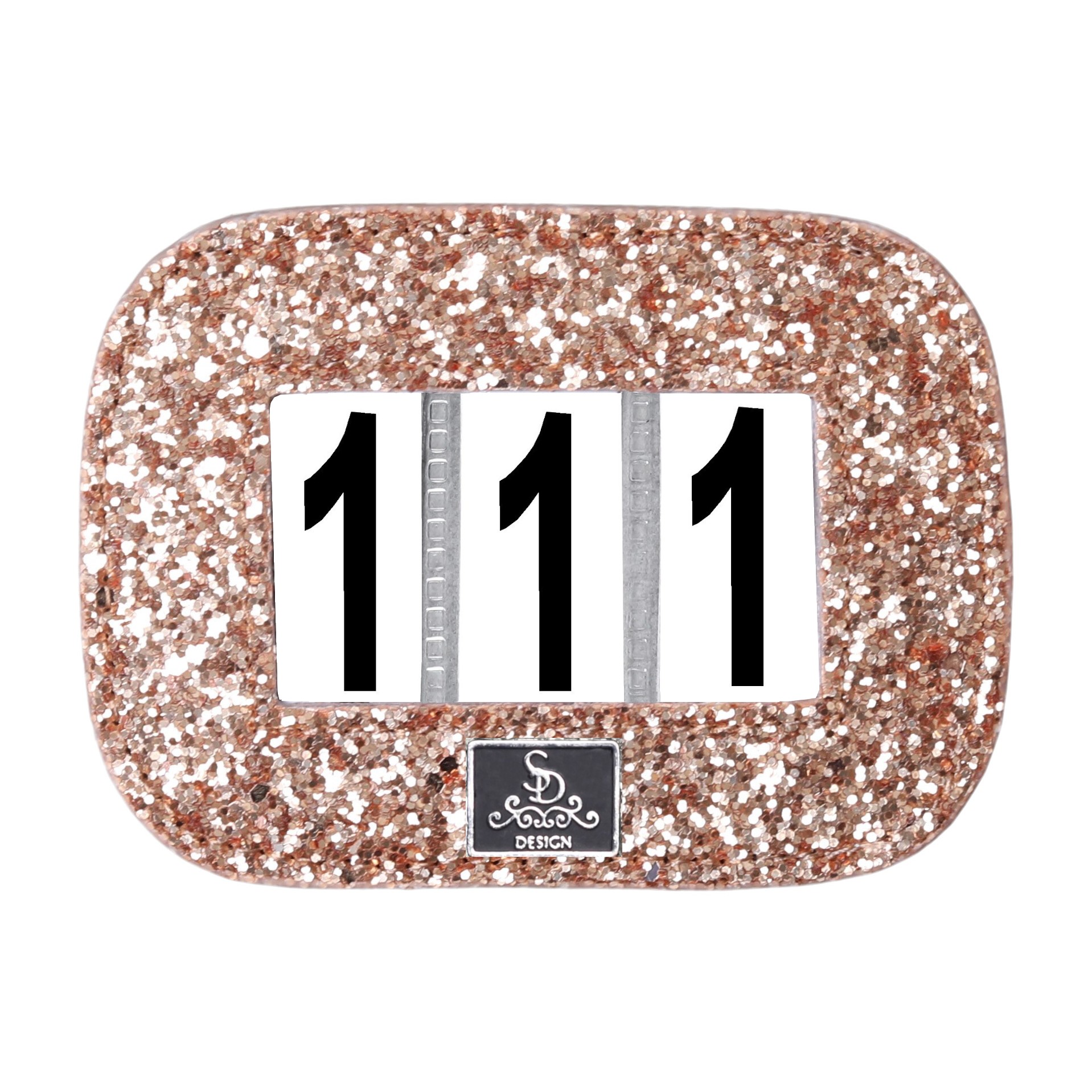 Tävlingsnummer SD Design Rosé Glitter 