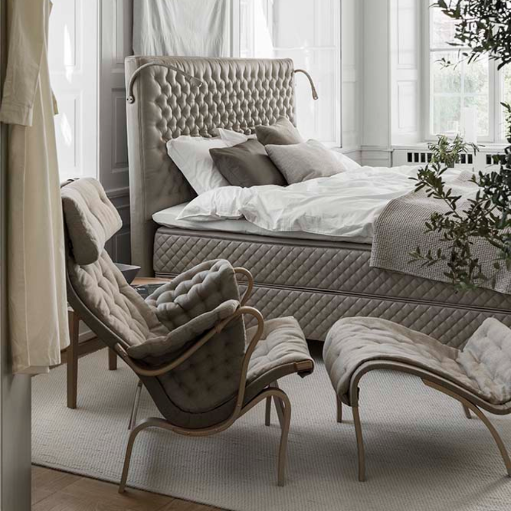 Pernilla 69 chair & ofoot stool | DUX | Vision of Home.se