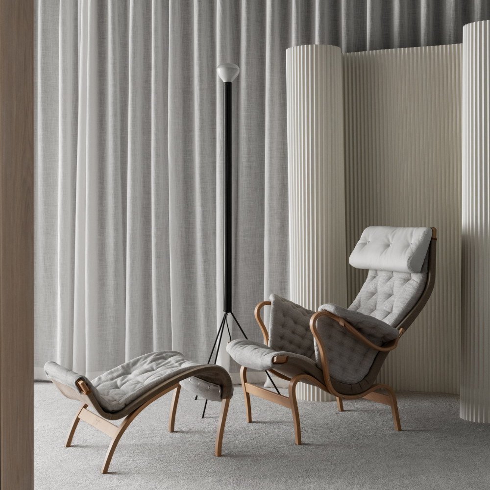 ブルーノマットソン pernilla 69 DUX ペニーラ 【オットマンなし】 Pernilla 69 chair & ofoot stool | DUX | Vision of Home.se
