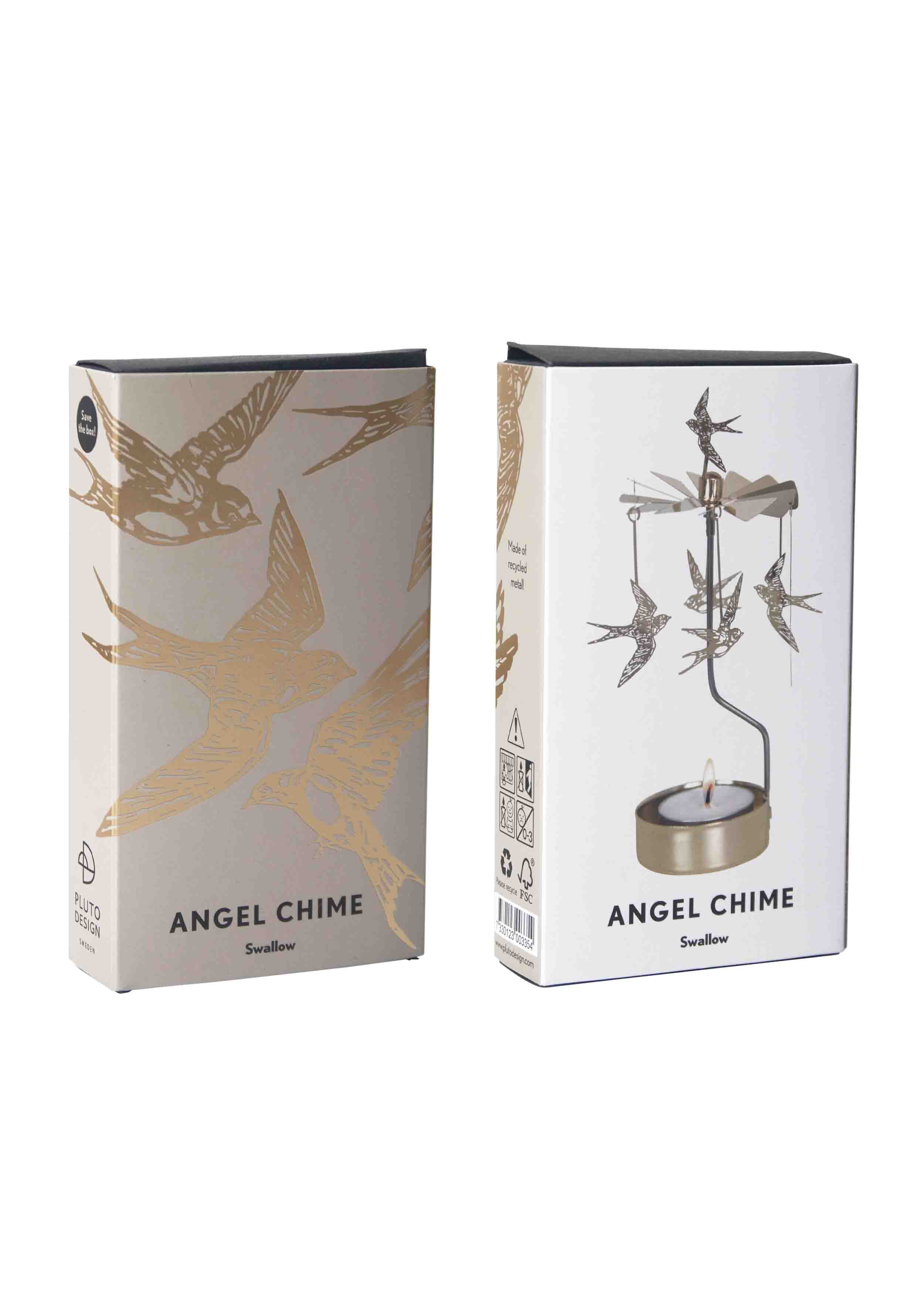 TEALIGHT SPINNER SWALLOW