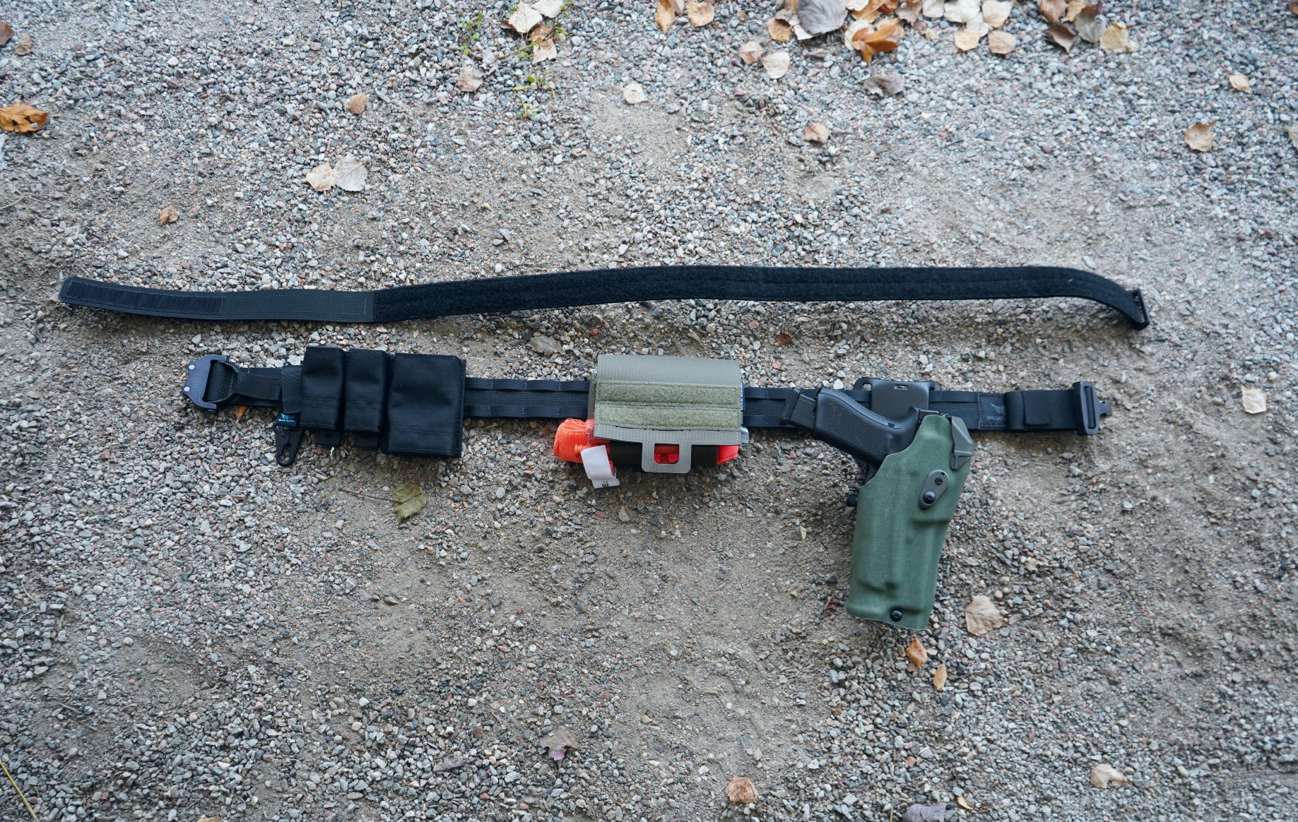 Blue Alpha Belts MOLLE 1.75 Double Belt Rig + EDC  - 18