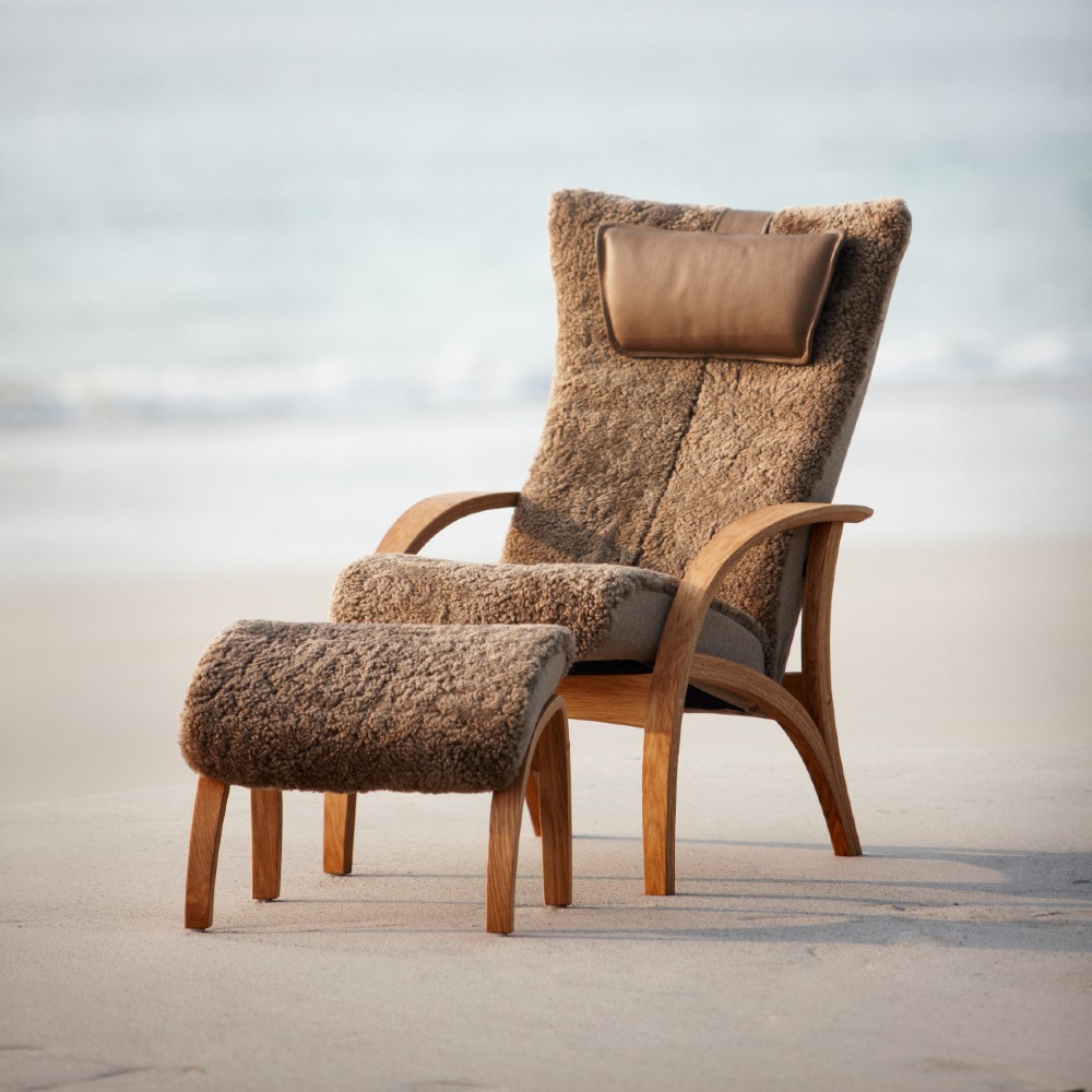 Delta Adventure Original Armchair incl. Footstool Sheepskin - Package price - Brunstad - 4