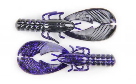 X Zone Lures Muscle Back Finesse Craw 8 cm 8-pack - 8