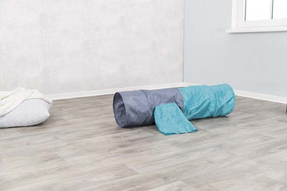 Trixie Nylon Kattunnel 115x30cm Grå/Blå - 7