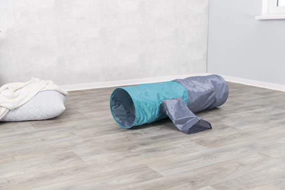 Trixie Nylon Kattunnel 115x30cm Grå/Blå - 6