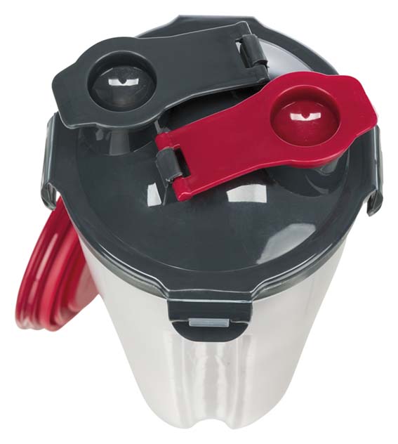 Trixie Plast Foder/Vattenbehållare 2x0,35 Liter Ø 11x23cm - 7