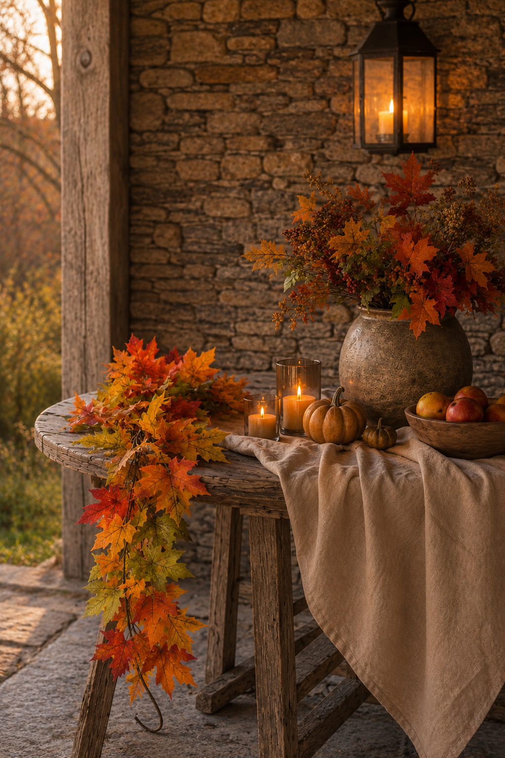 Maple Leaf Garland Autumn 152 cm