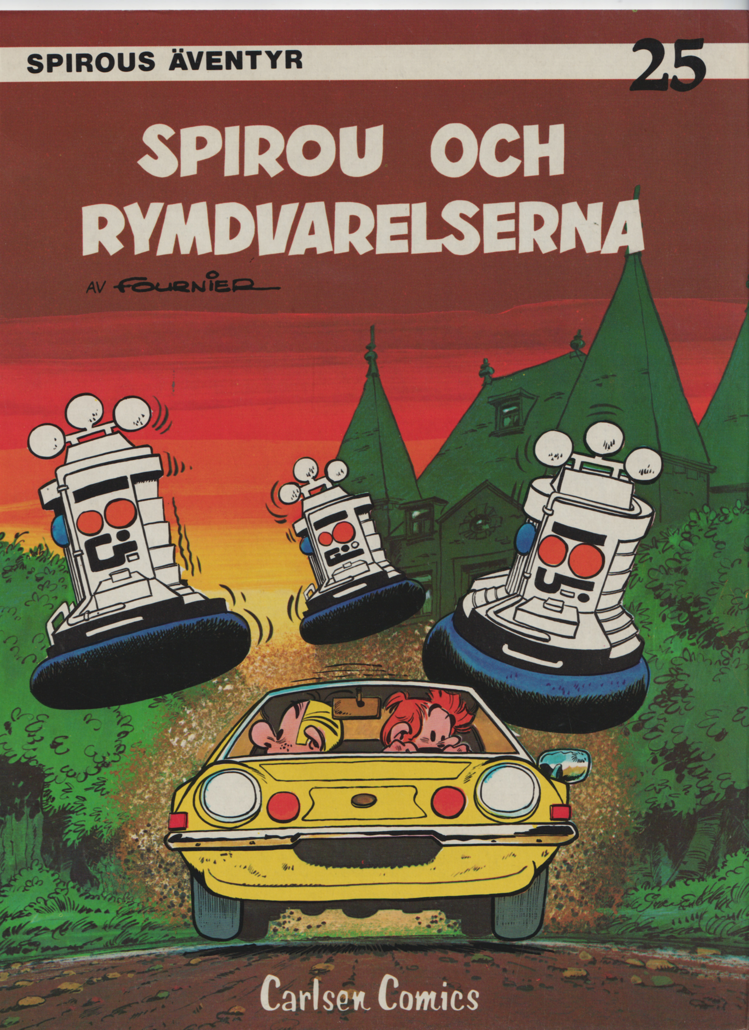 Spirous äventyr 25 Spirou och rymdvarelserna, begagnad
