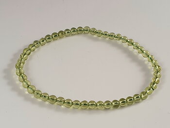 4mm peridot armband