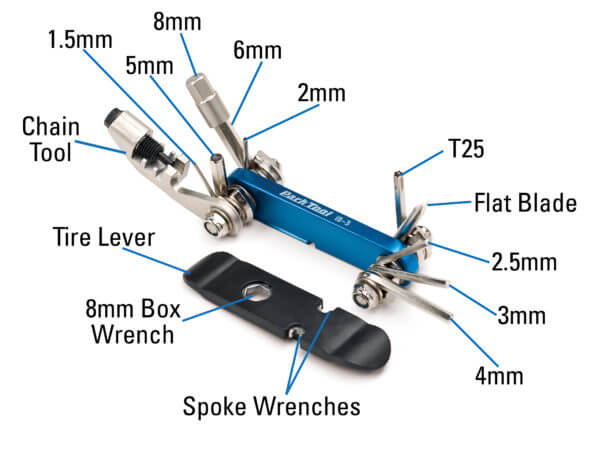 Park Tool Miniverktyg IB-3 med 13 funktioner - 3