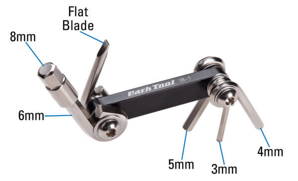 Park Tool Miniverktyg IB-1 med 7 funktioner - 3