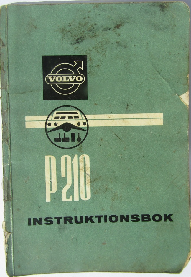 1963 Volvo Duett P 210 C Instruktionsbok
