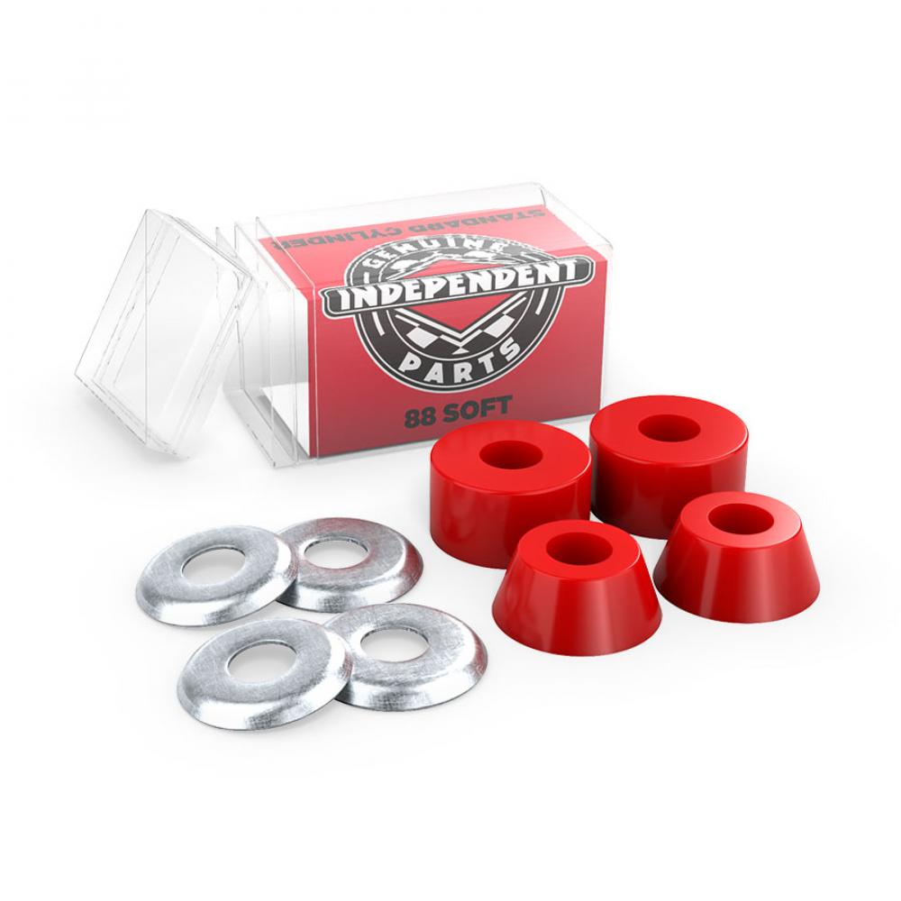 Independent Bushings Standard Cylinder 88A Soft Red