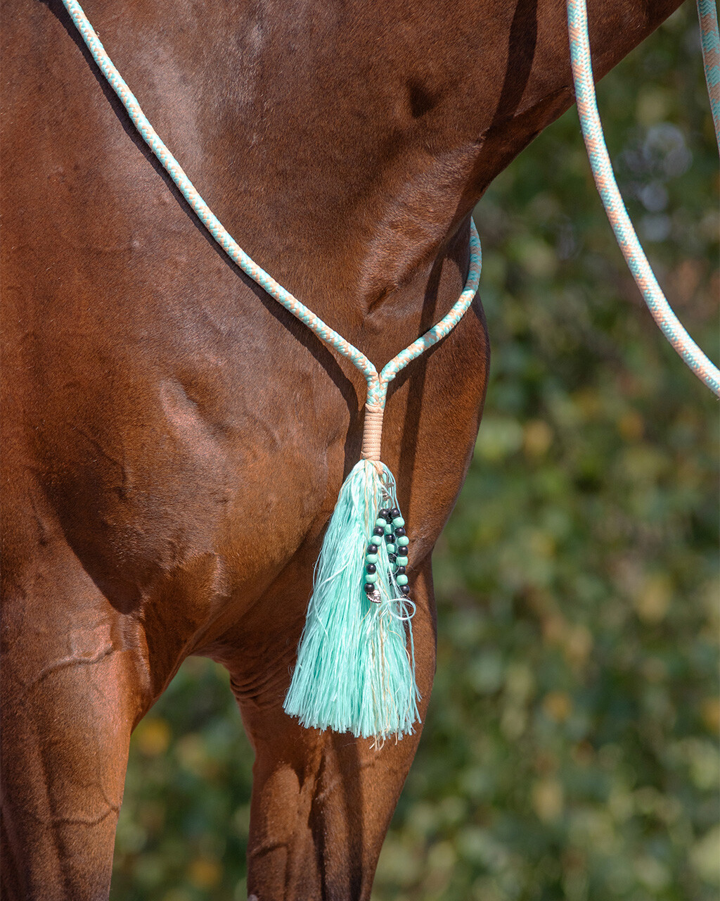 Rope halter combi Liberty QHP, aqua - 9