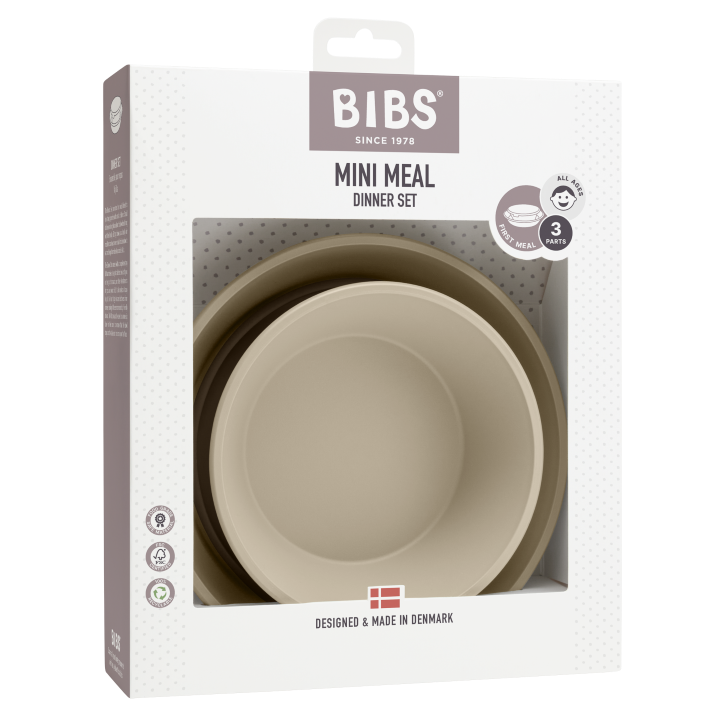 BIBS Tallriksset Vanilla