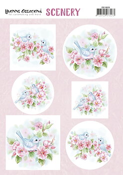 Yvonne Creations Push Out Scenery - Pink Blossom