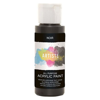 Artiste Acrylic Paint 2 oz - noir/black