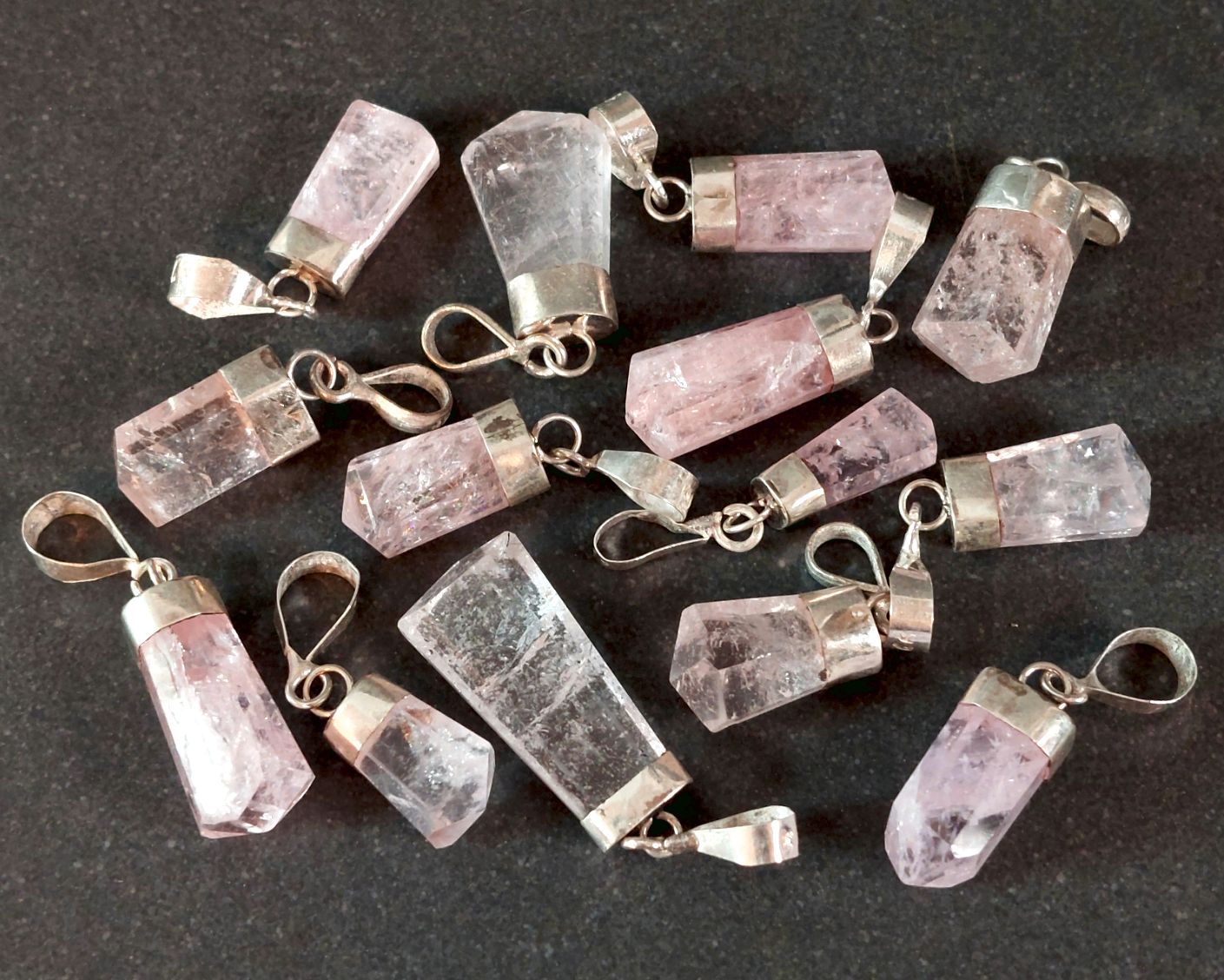 Stenhänge Morganit Sterling silver  - AA Kvalitet