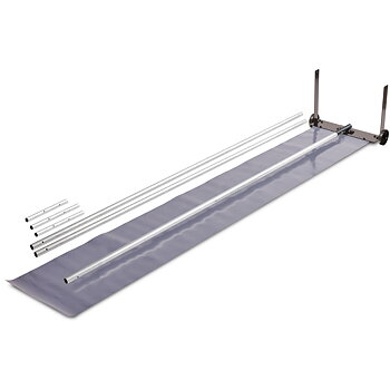 Snöhyvel SN3-M, Taksnöhyvel inkl 5,7 m aluminium skaft, sidohjul och PVC duk. 