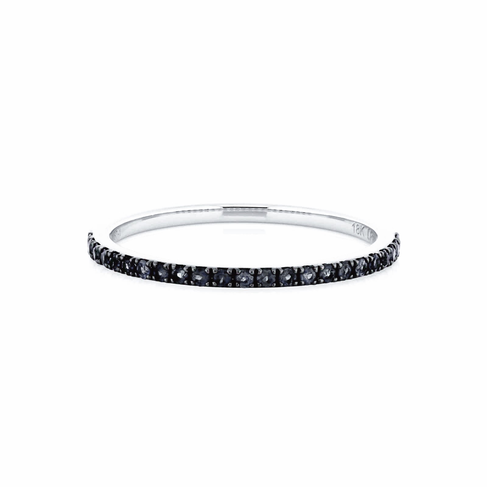 STACKRING BLACK DIAMONDS