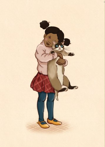 Cat Cuddles , Postcard, - Vykort från Belle & Boo - 2
