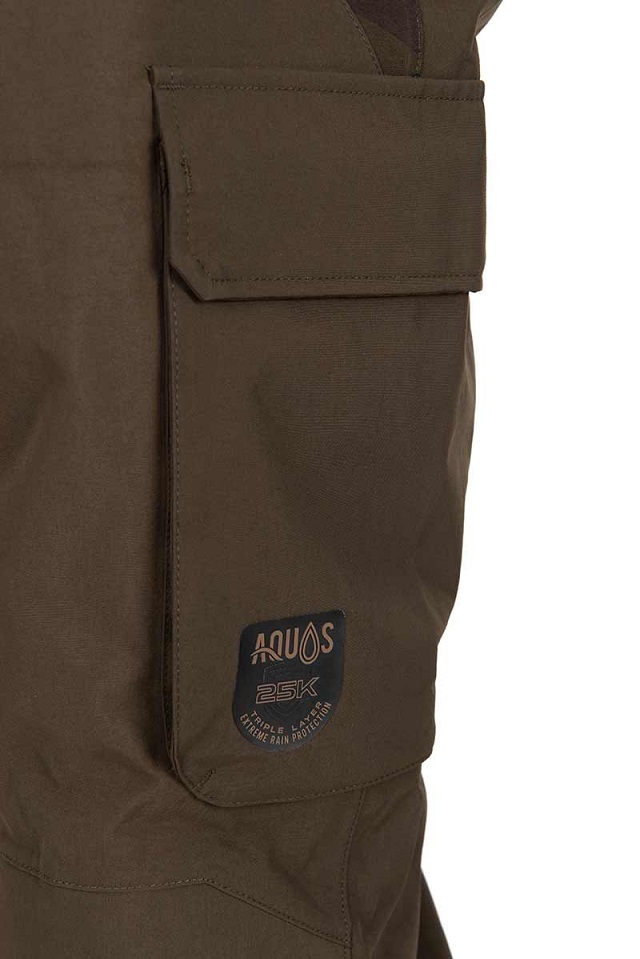 Fox RS25K Salopettes - Khaki - 4