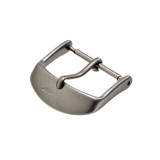 Sinn Blästrad Stål C-Spänne 20 mm till Läderband