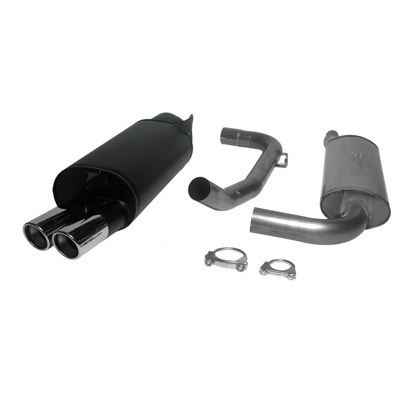 2,5" Sportavgassystem halvsats rostfritt