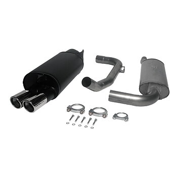 2,5" Sport exhaust cat back Stainless