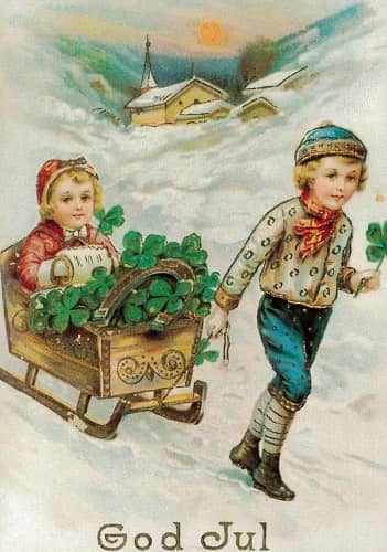 Julkort, retro vykort, många motiv - 4