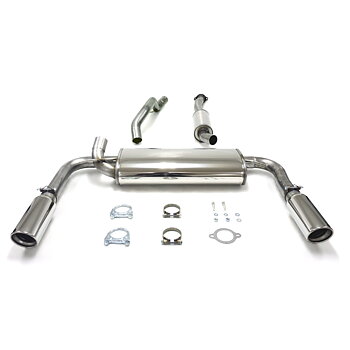 2,5" Sportavgassystem halvsats rostfritt