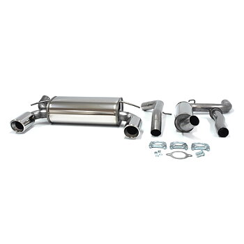 2,5" Sportavgassystem halvsats rostfritt