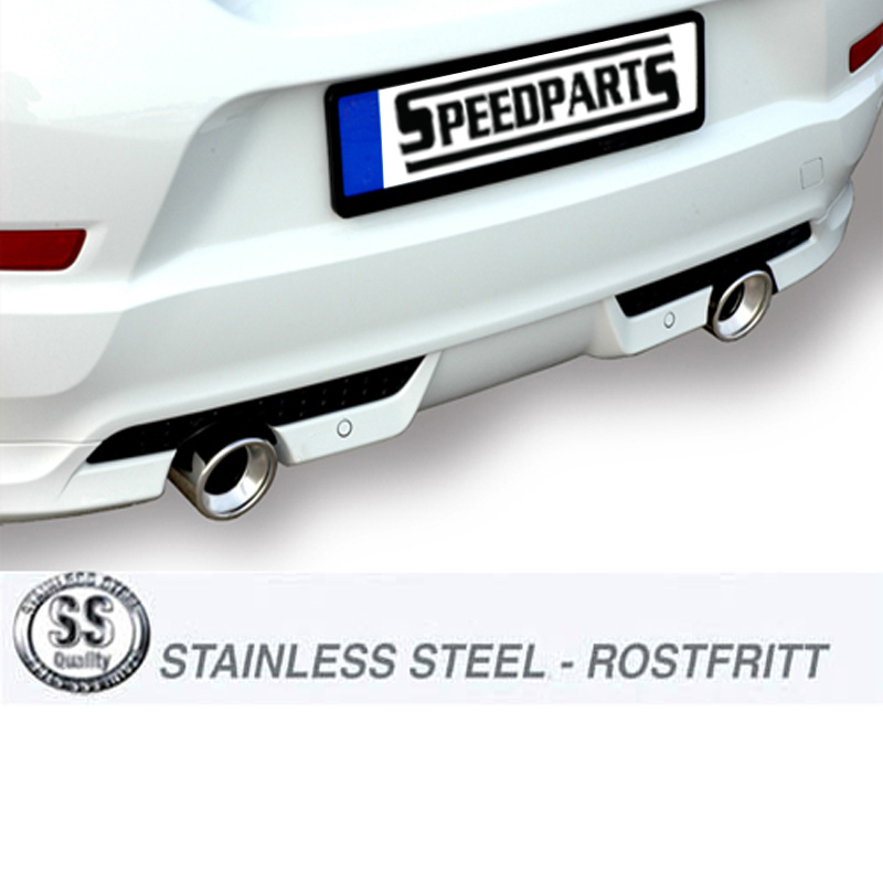 2,5" Sportavgassystem halvsats rostfritt - 3