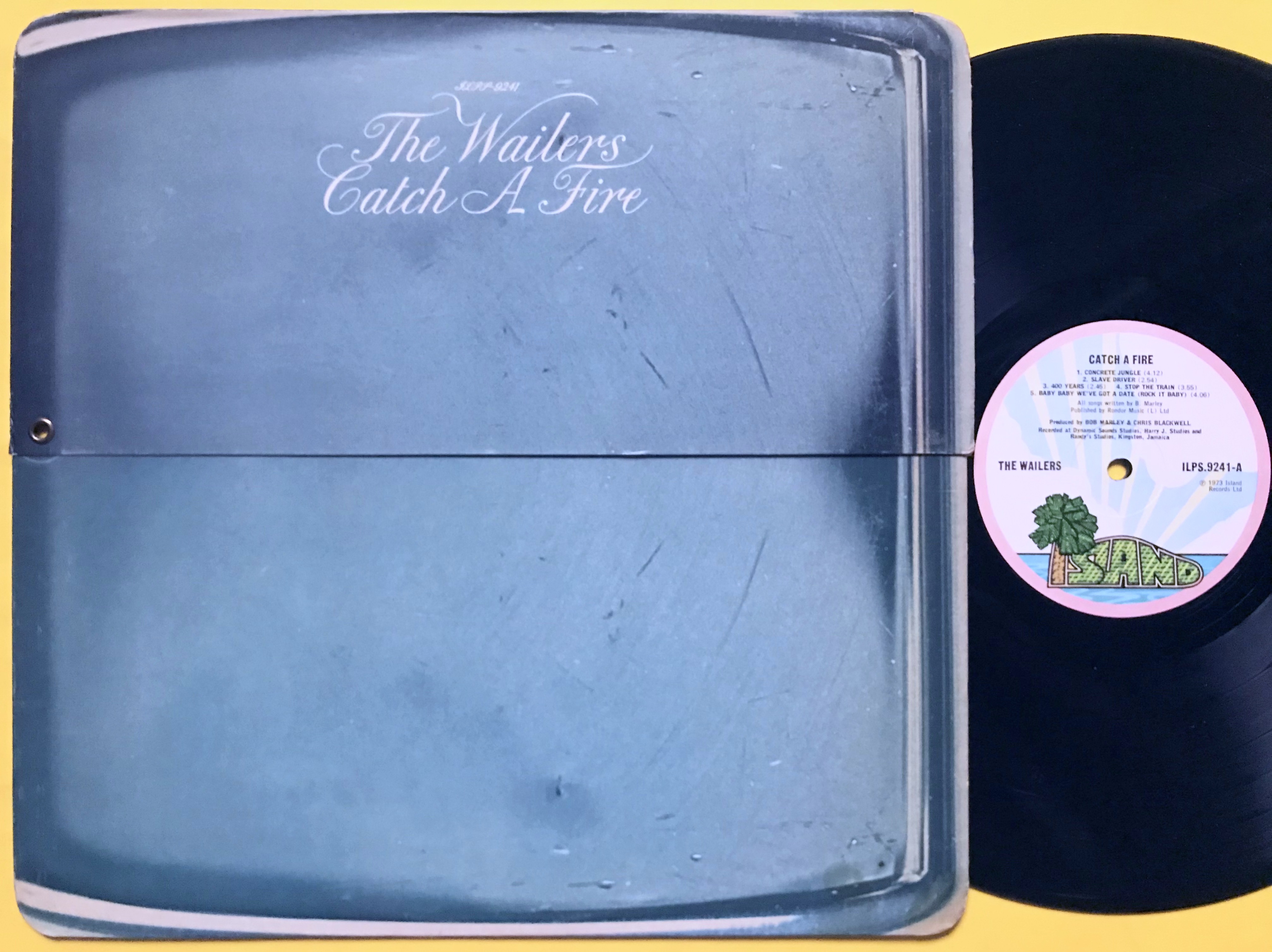 WAILERS (BOB MARLEY) - Catch a fire UK-orig LP 1973