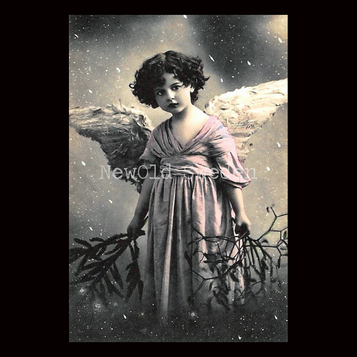 Skyddsängel Vintage Vykort Nr: 71 - 10 x 15 cm - 427