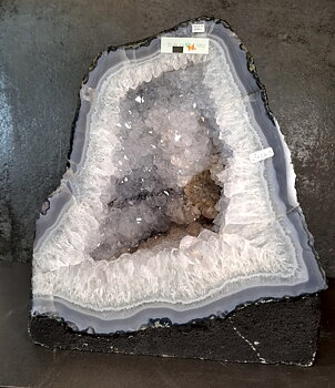 Agat / Bergkristall  Grotta  - 21kilo