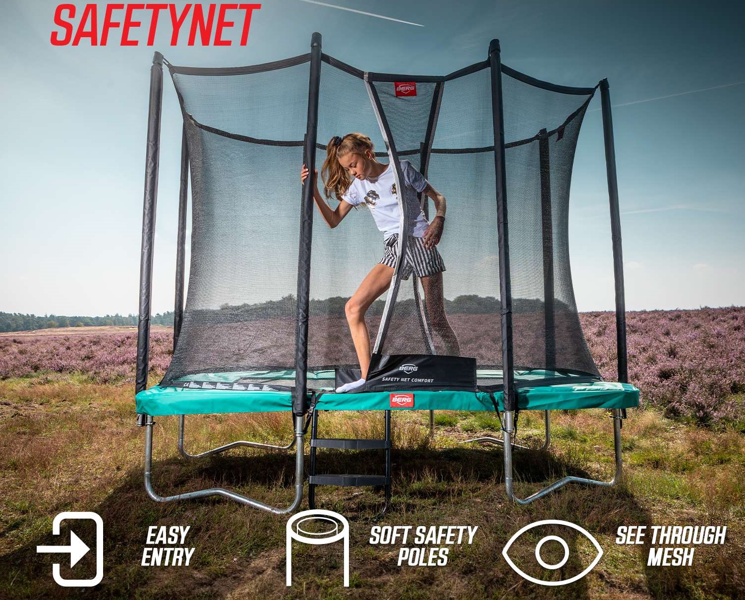 BERG GRAND Favorit Svart 520 OVAL AirFlow + skyddsnät Comfort - 10