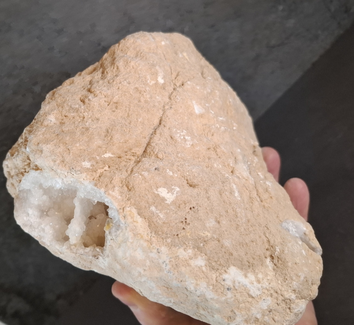 Bergkristall Kvarts Geode i två delar - 3 kg - 5