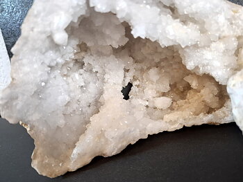 Bergkristall Kvarts Geode i två delar - 3 kg