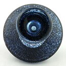 Bo Borgström (Oxid 1960s) Powerful Blue/Black Vase 13 cm B5/210