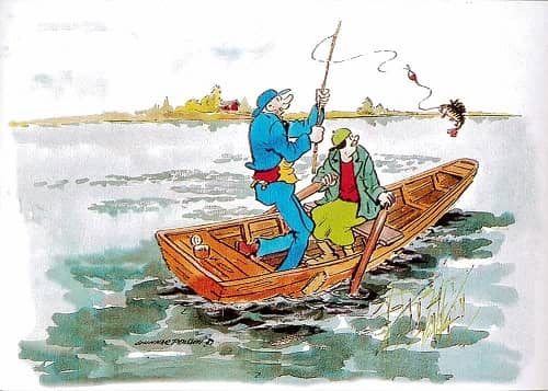 Kronblom, vykort, retro - flera motiv - 9