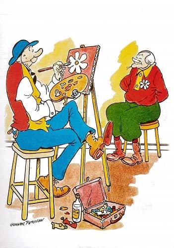 Kronblom, vykort, retro - flera motiv - 5