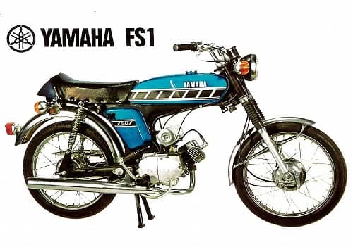 Moped, retro vykort med olika modeller - 3