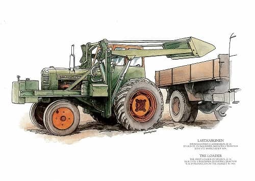 Traktor, veterantraktor på vykort, olika modeller - 7