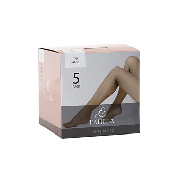 5-Pack Emilia Solbruna Strumpbyxor 20d