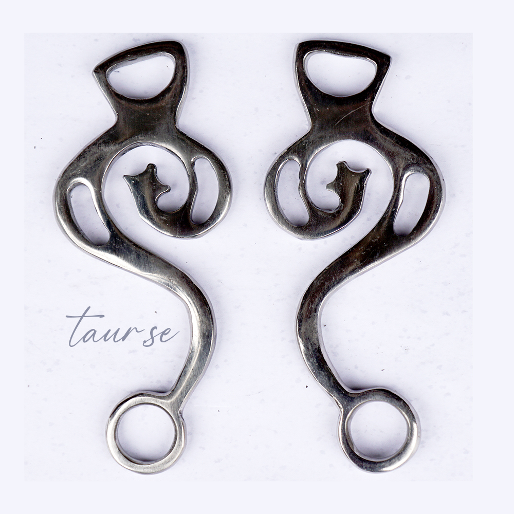 Hackamore shanks - Academical, silver