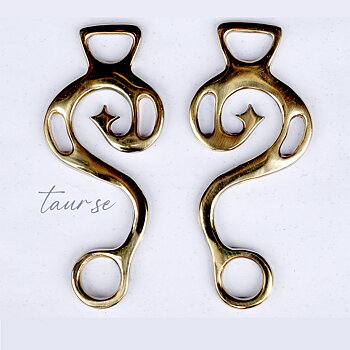 Hackamore shanks - Academical, gold