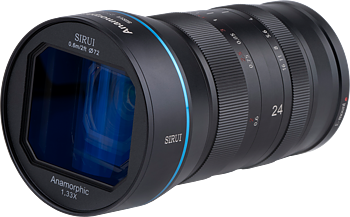Sirui 24mm f/2.8 Anamorphic 1.33x Lens (Sony E-Mount)