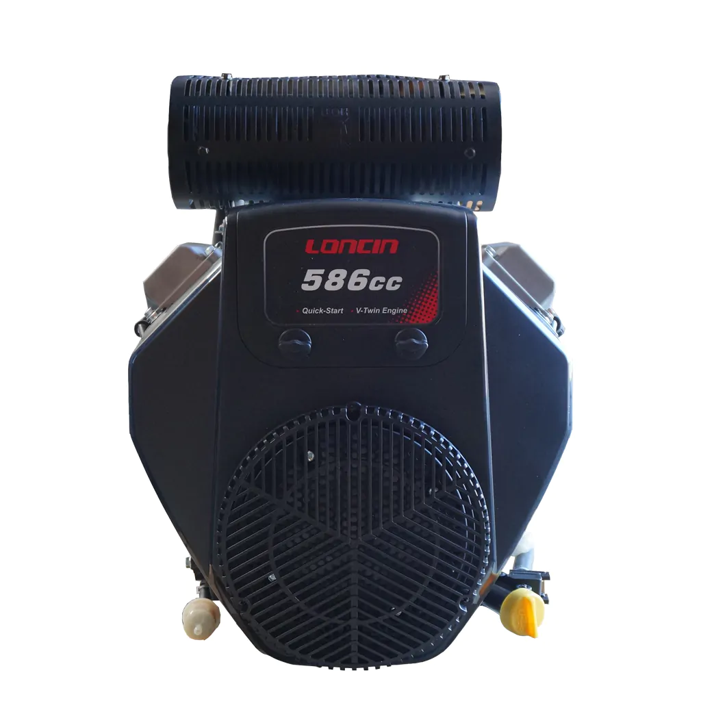 Bensinmotor Loncin V-Twin 20,0 hk, Euro5 motor, med vertikal axel.